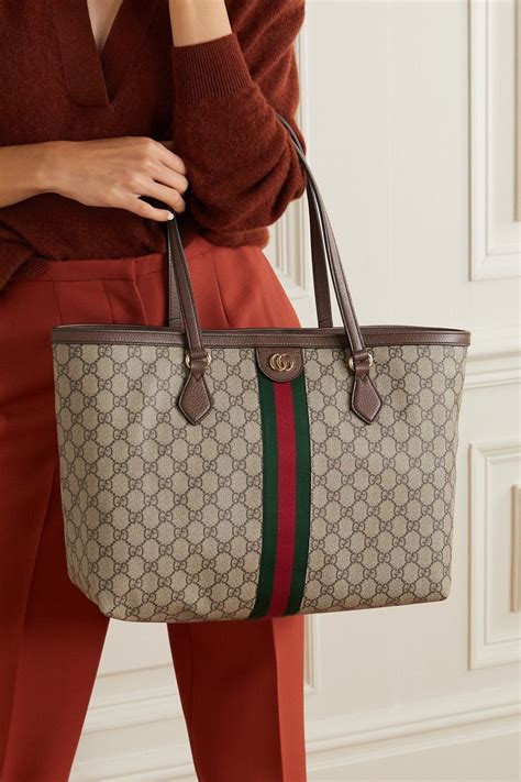 gucci print medium tote|11 Best Gucci Tote Bags : Diana, Ophidia & More .